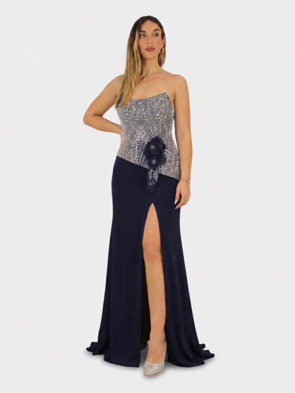 Abito blu notte  - Elizabeth Moda