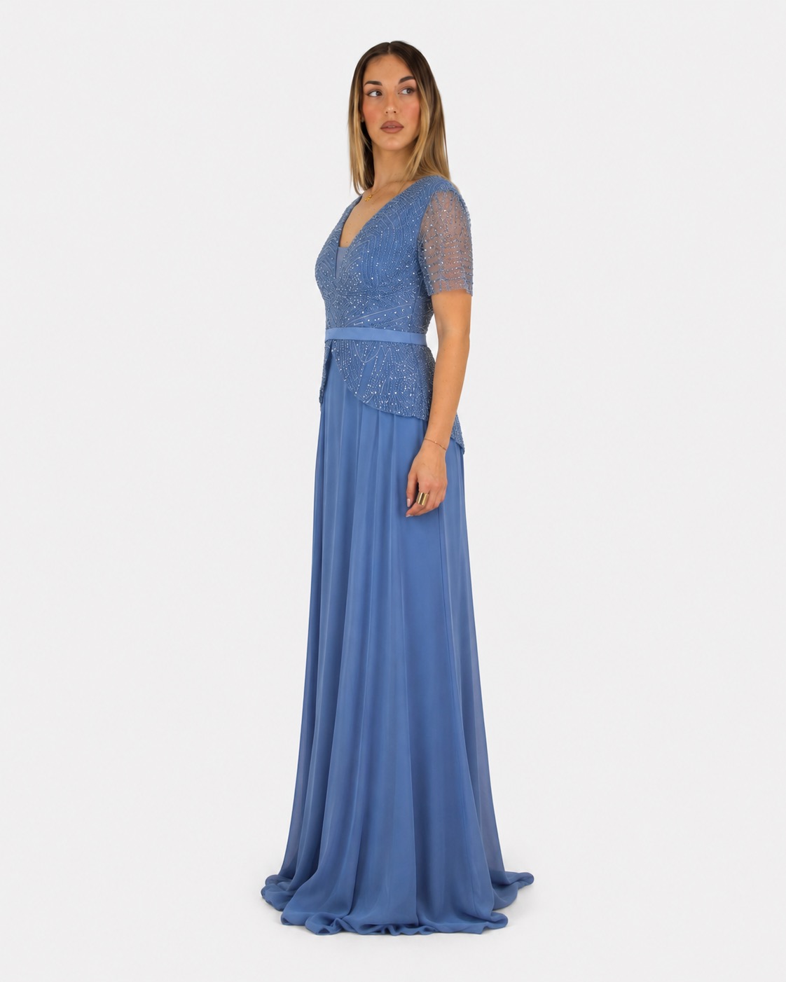Abito indaco - Elizabeth Moda - immagine 2