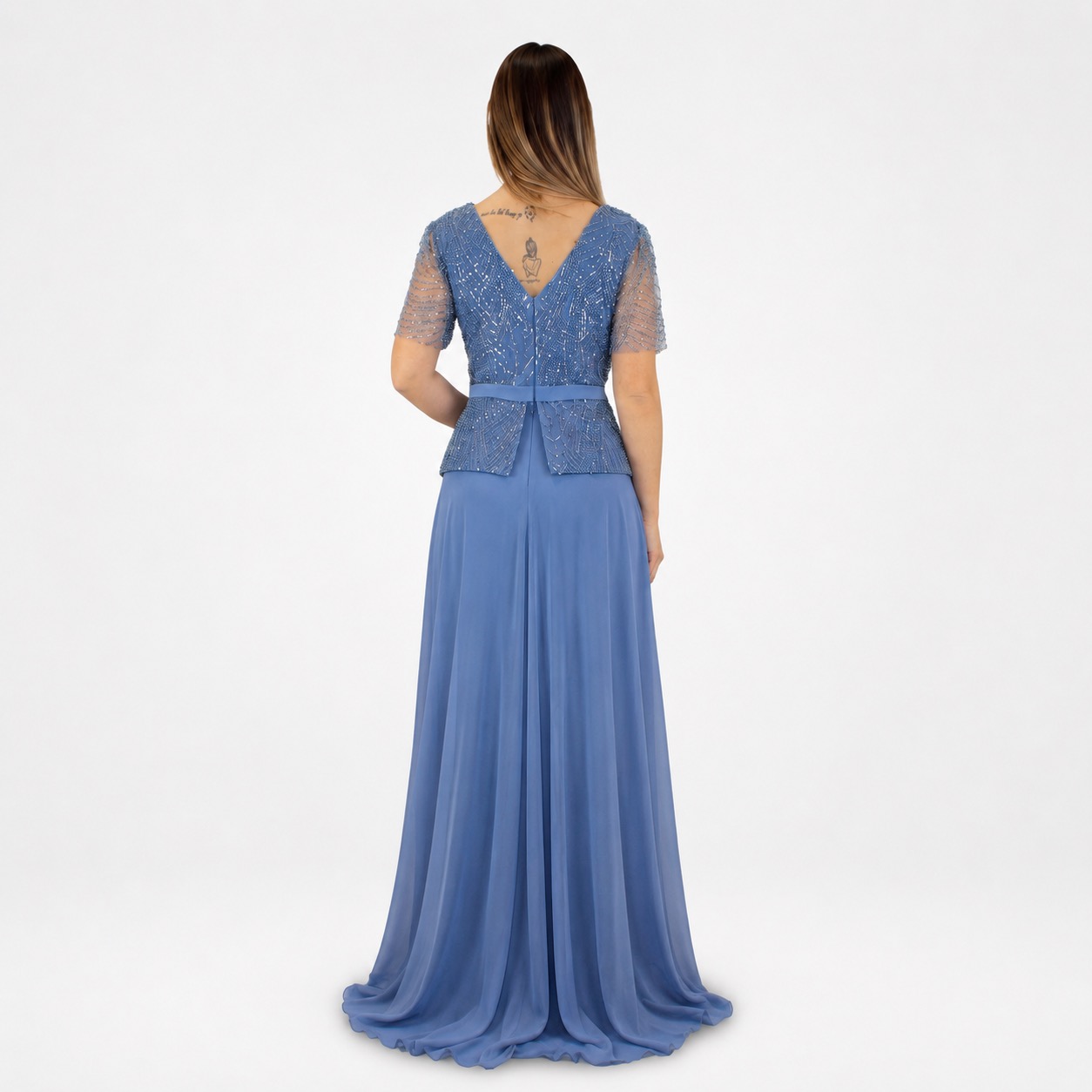 Abito indaco - Elizabeth Moda - immagine 3
