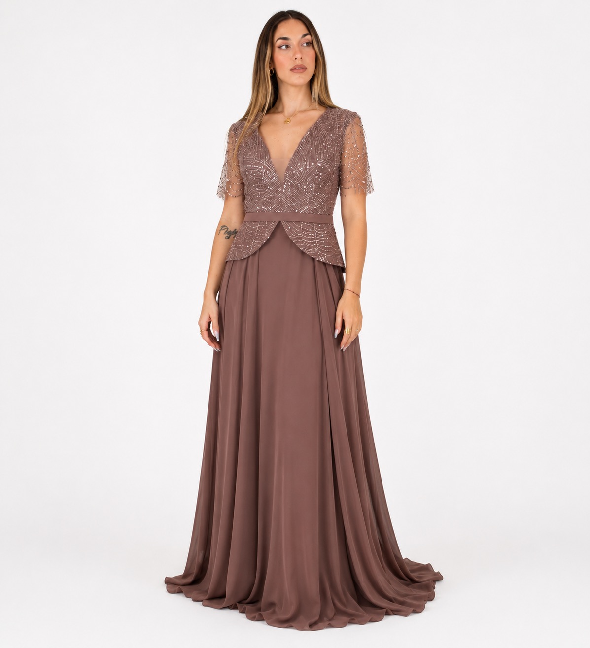 Abito bronzo - Elizabeth Moda