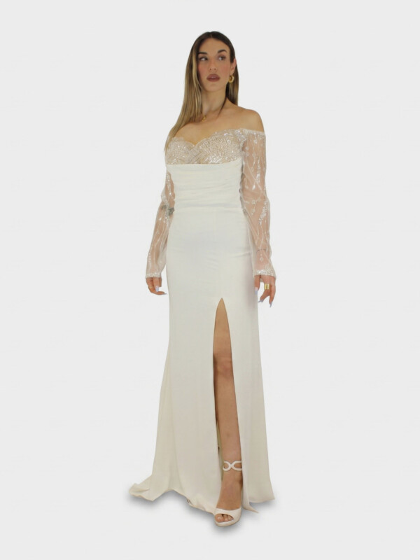 Abito bianco  - Elizabeth Moda