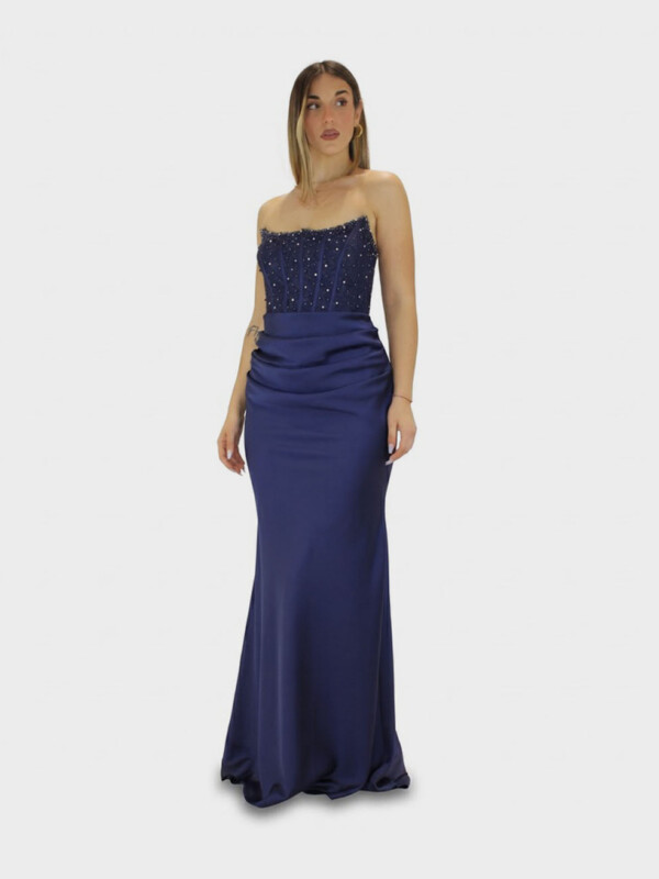 Abito blu notte - Elizabeth Moda