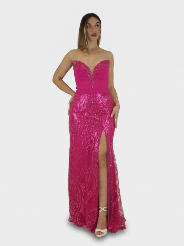 Abito fucsia  - Elizabeth Moda