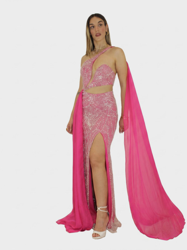 Abito fucsia - Elizabeth Moda