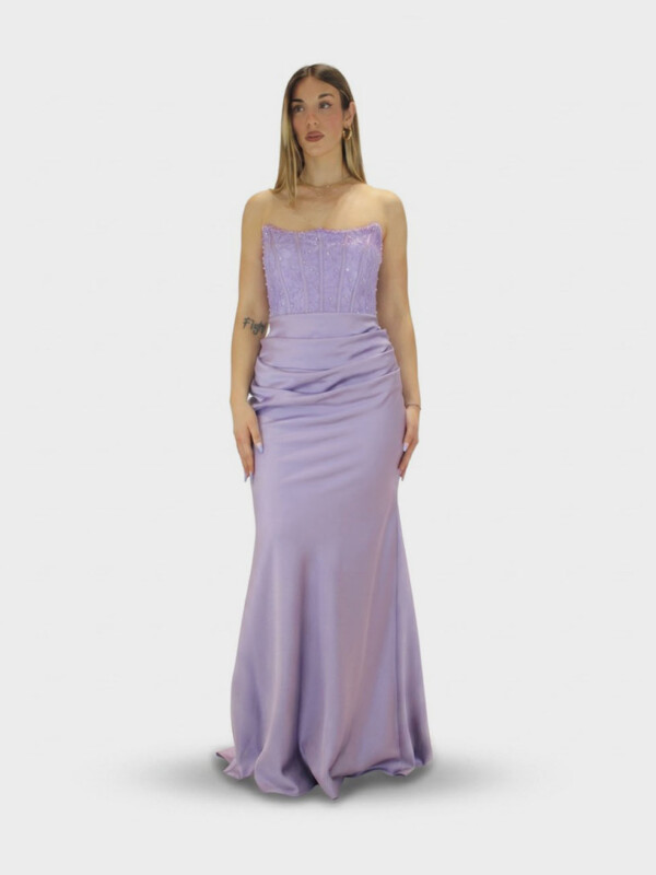 Abito glicine - Elizabeth Moda