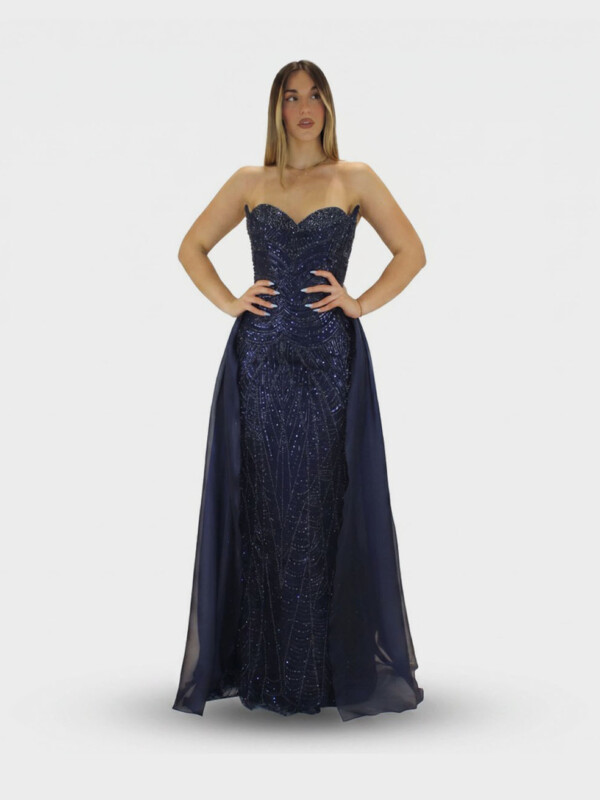 Abito blu notte  - Elizabeth Moda