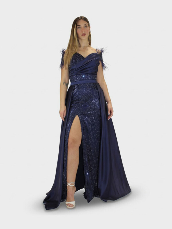 Abito blu notte  - Elizabeth Moda