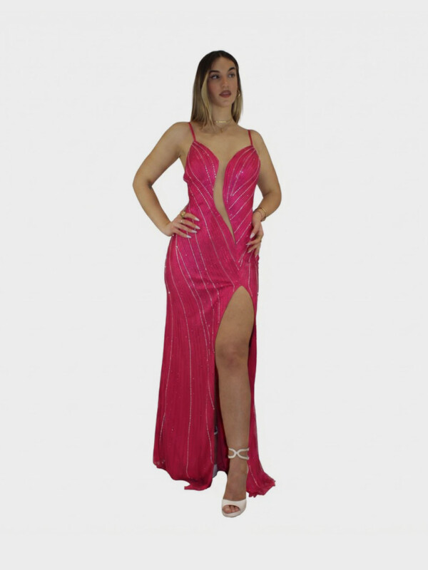 Abito fucsia - Elizabeth Moda