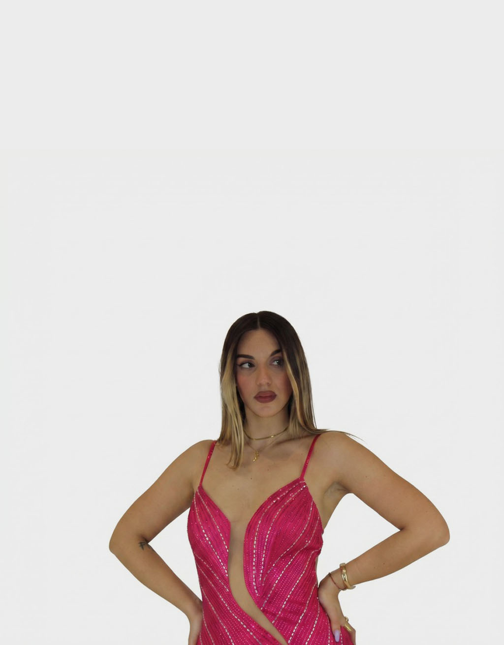 Abito fucsia - Elizabeth Moda - immagine 4