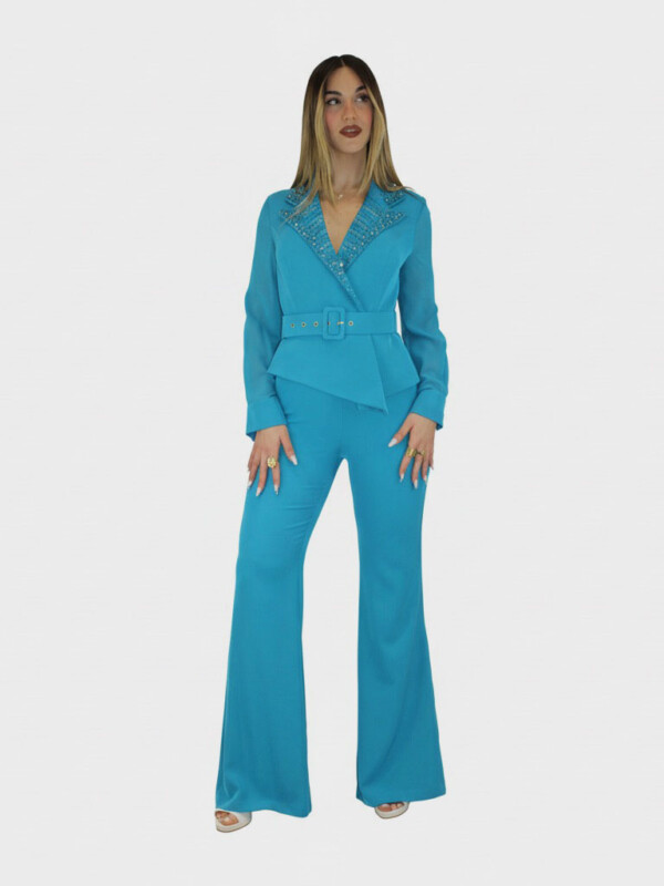 Tuta verde petrolio - Ludovica Hassler