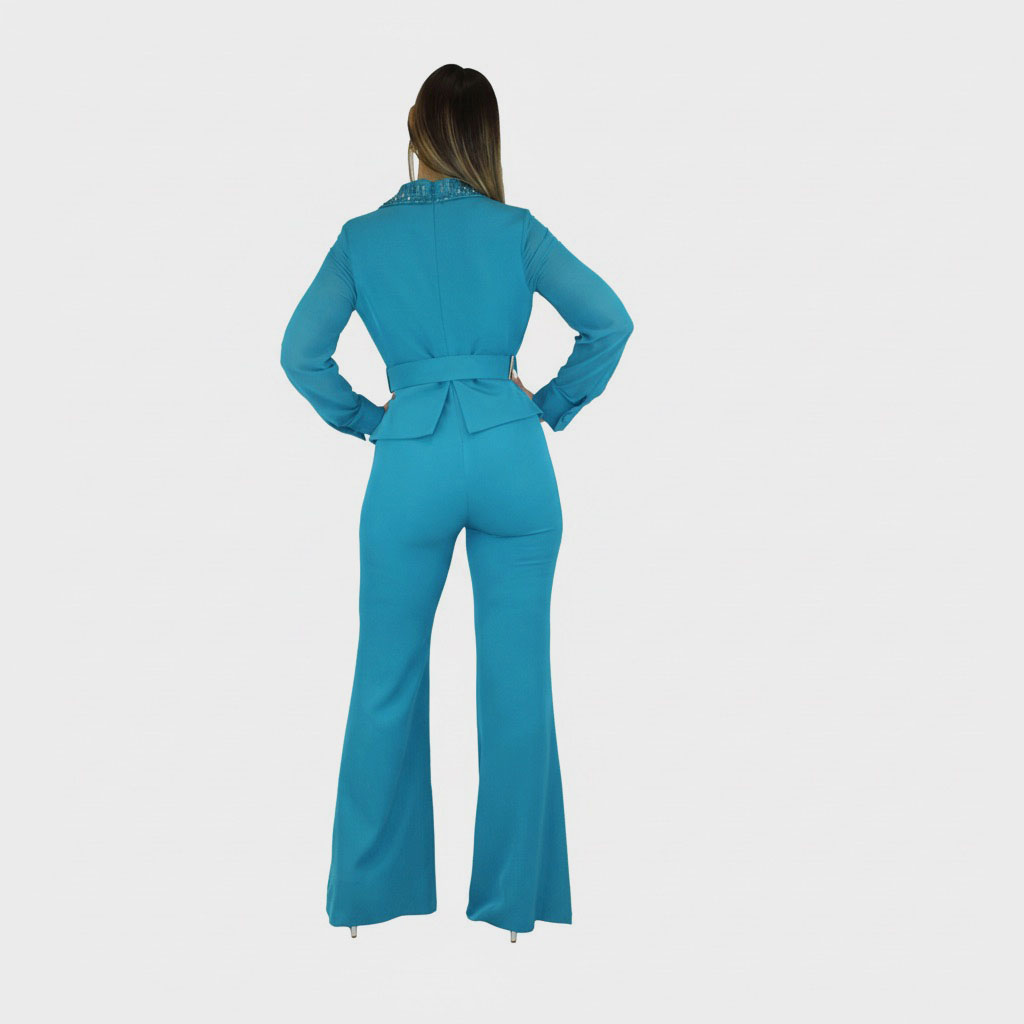 Tuta verde petrolio - Ludovica Hassler - immagine 3