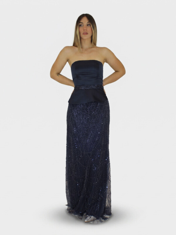 Abito blu notte  - Elizabeth Moda