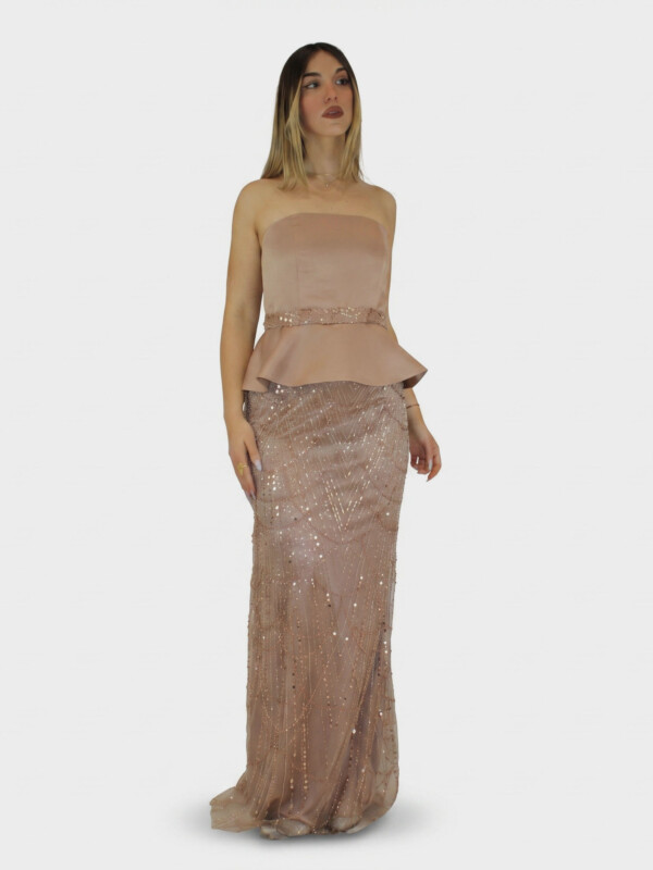 Abito bronzo  - Elizabeth Moda
