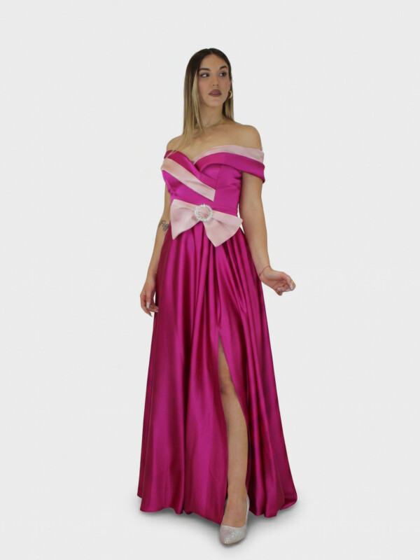 Abito fucsia  - Elizabeth Moda