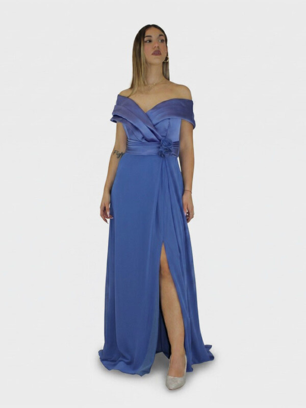 Abito indaco  - Elizabeth Moda
