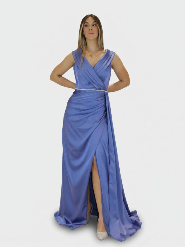 Abito indaco  - Elizabeth Moda
