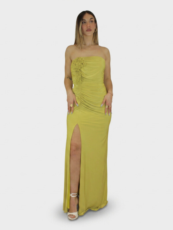 Abito verde lime  - Elizabeth Moda