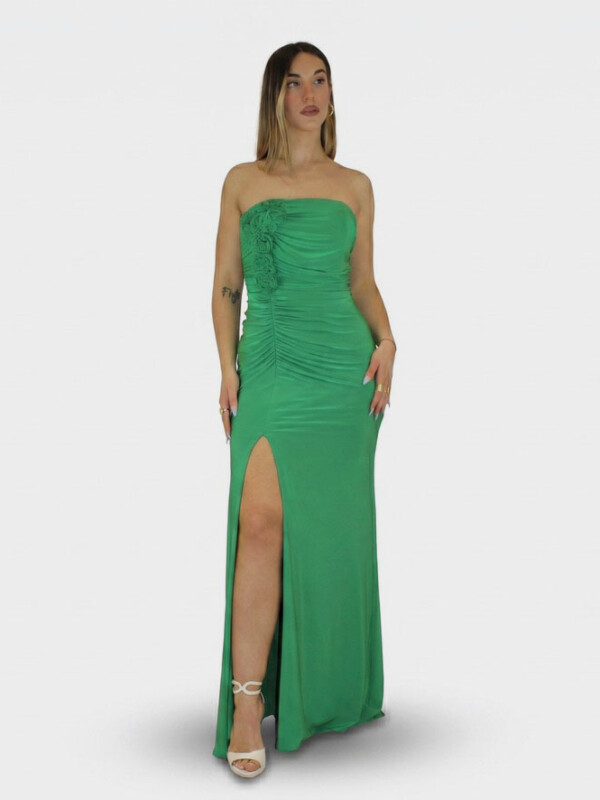 Abito verde mela  - Elizabeth Moda