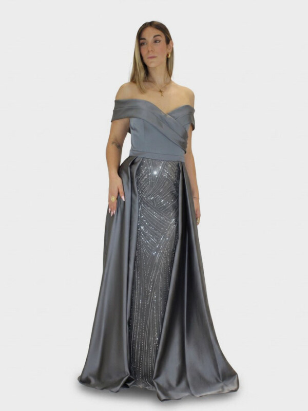 Abito argento  - Elizabeth Moda