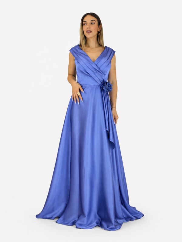 Abito indaco  - Elizabeth Moda