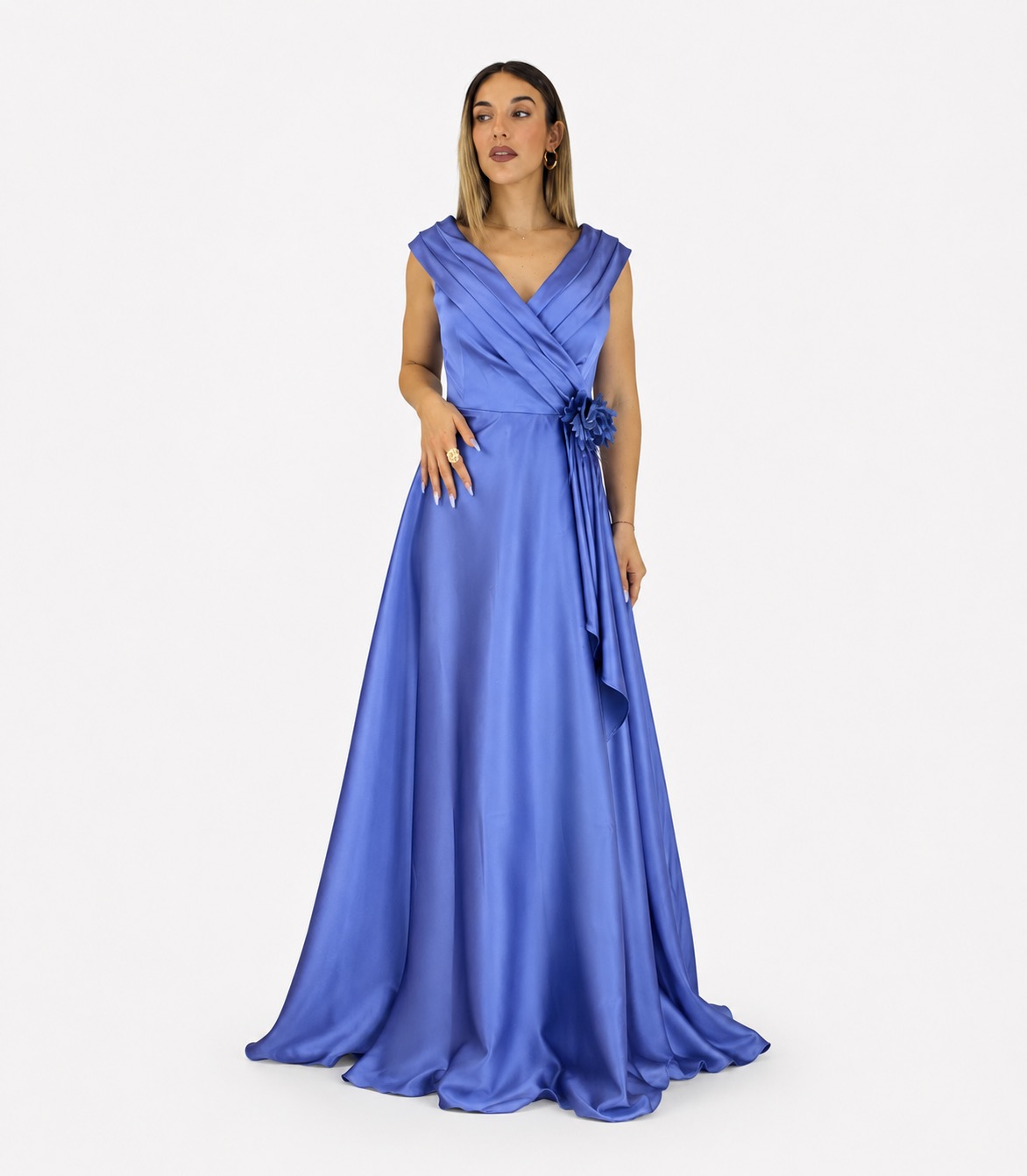 Abito indaco - Elizabeth Moda