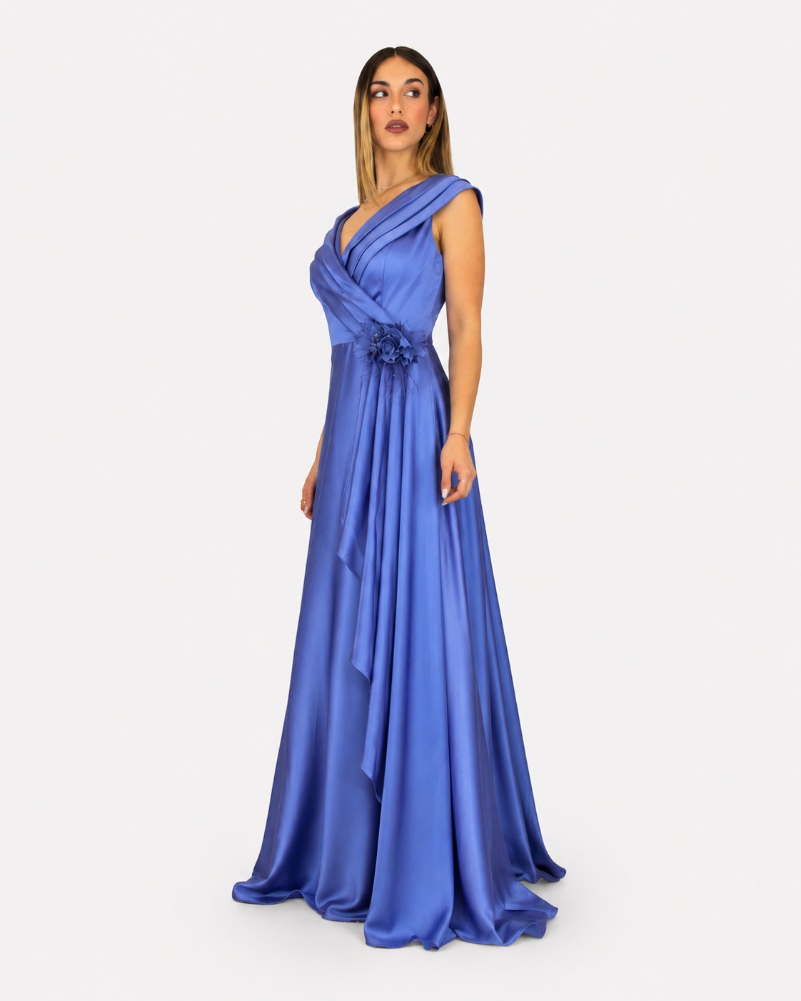 Abito indaco - Elizabeth Moda - immagine 2