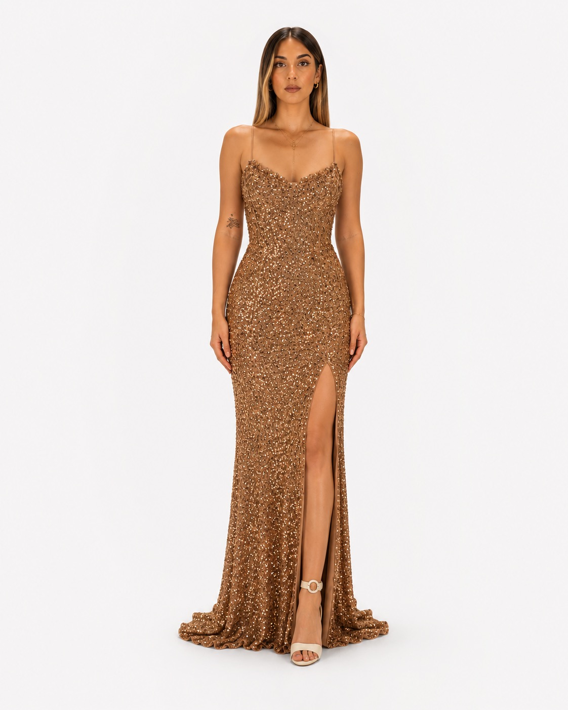 Abito oro - Elizabeth Moda