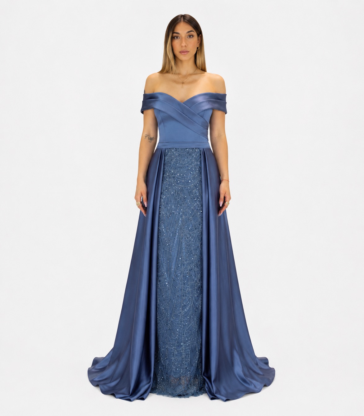 Abito indaco - Elizabeth Moda
