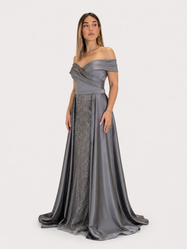 Abito argento  - Elizabeth Moda