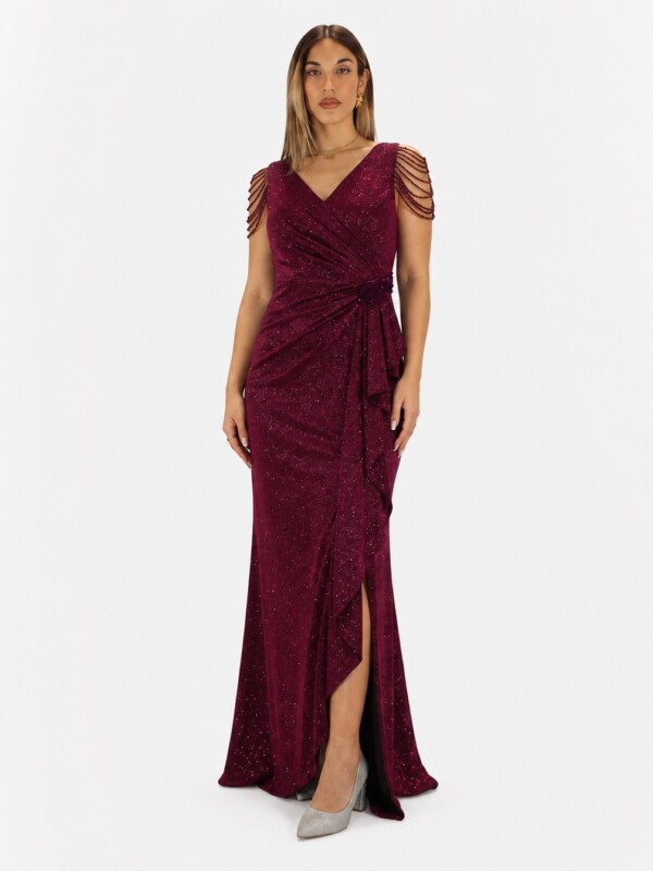 Abito vinaccia - Elizabeth Moda
