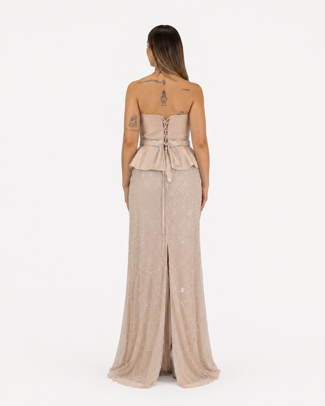 Abito beige - Elizabeth Moda - immagine 3