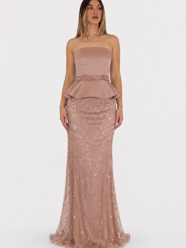 Abito bronzo  - Elizabeth Moda