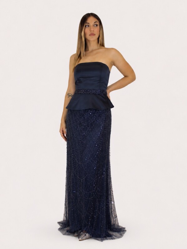 Abito blu notte  - Elizabeth Moda