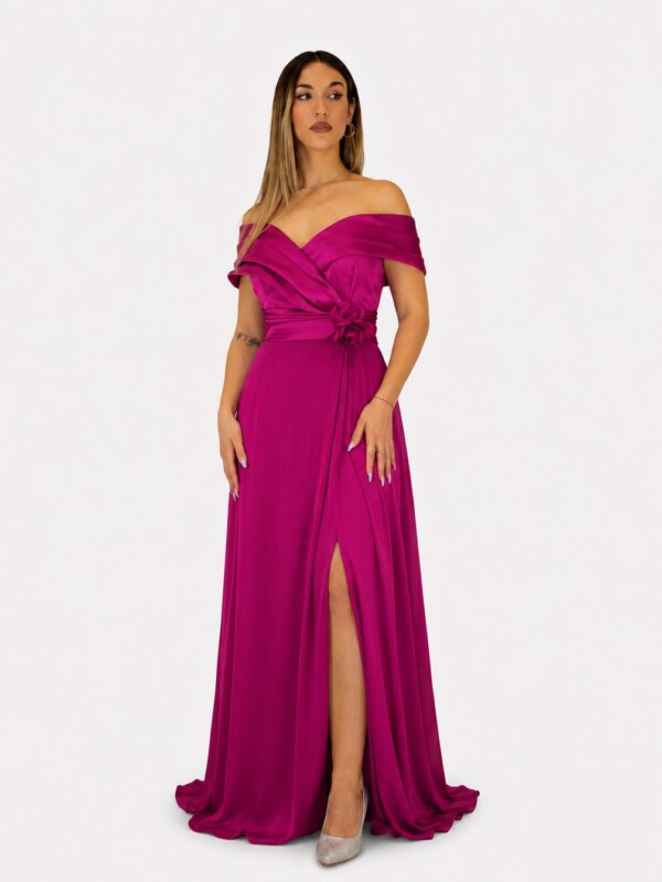 Abito fucsia  - Elizabeth Moda