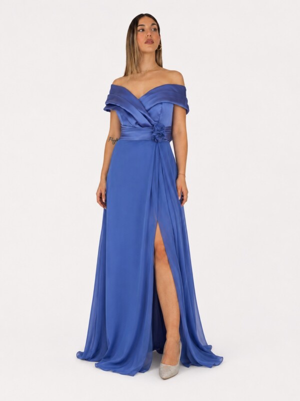Abito indaco  - Elizabeth Moda