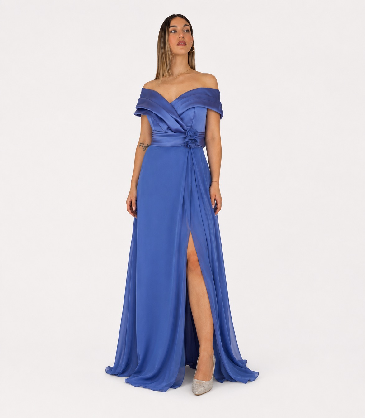 Abito indaco - Elizabeth Moda