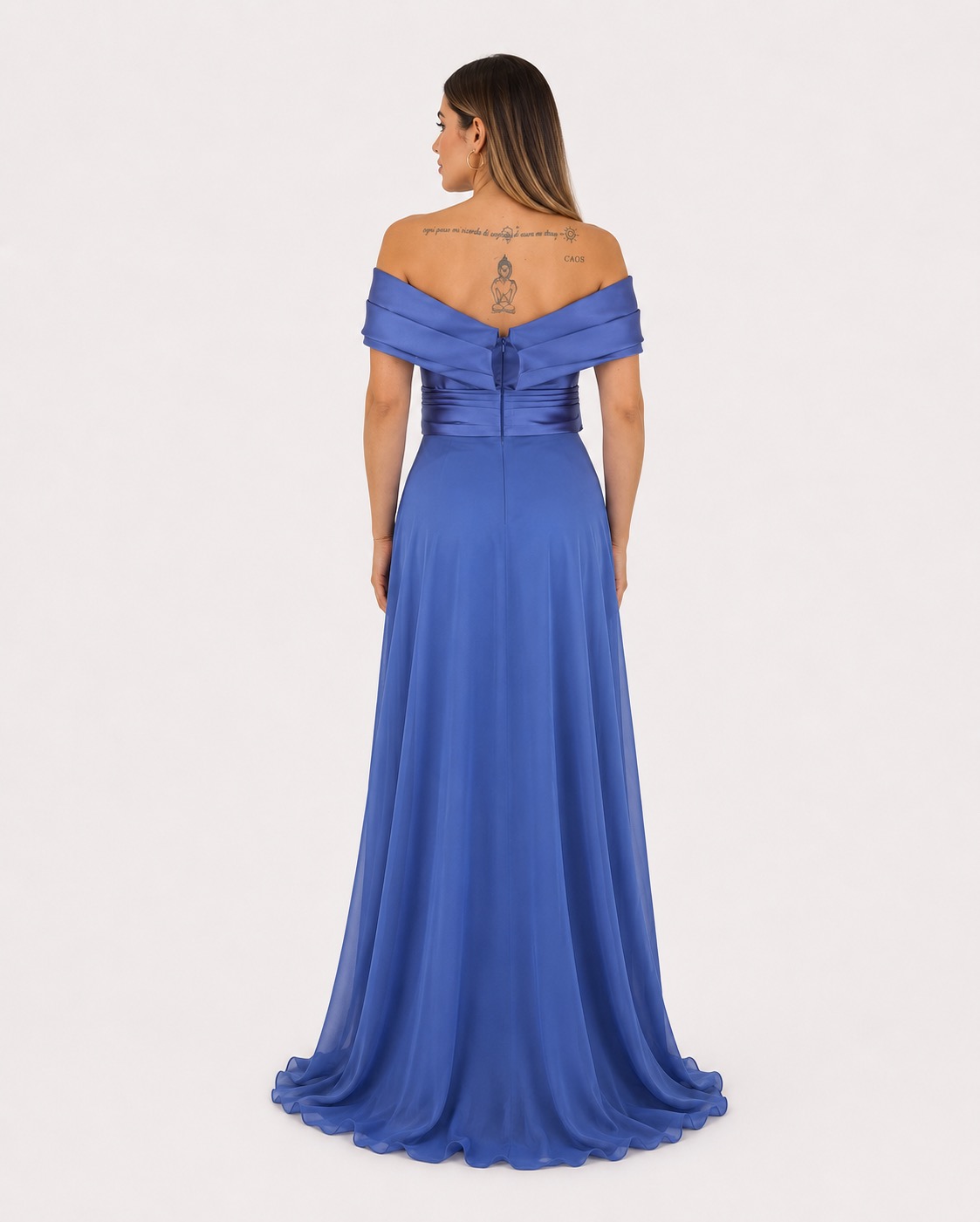 Abito indaco - Elizabeth Moda - immagine 3