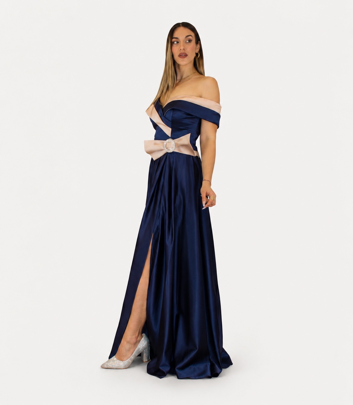 Abito blu - Elizabeth Moda - immagine 2