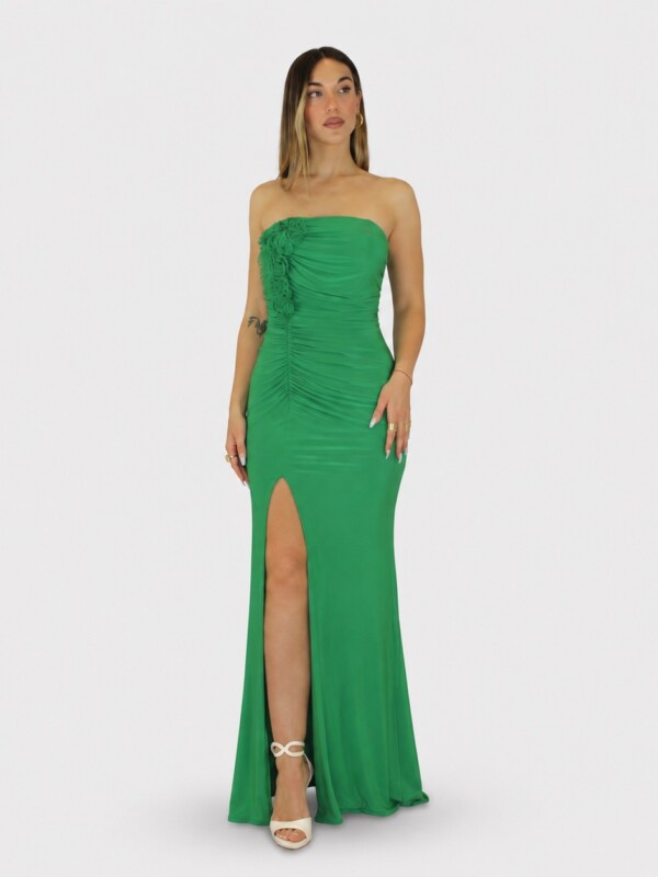 Abito verde mela  - Elizabeth Moda