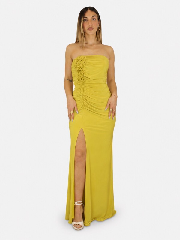 Abito verde lime  - Elizabeth Moda