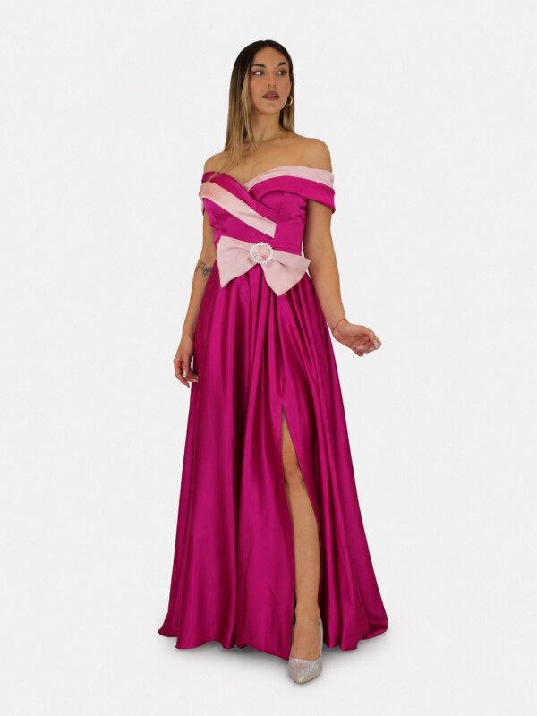 Abito fucsia  - Elizabeth Moda