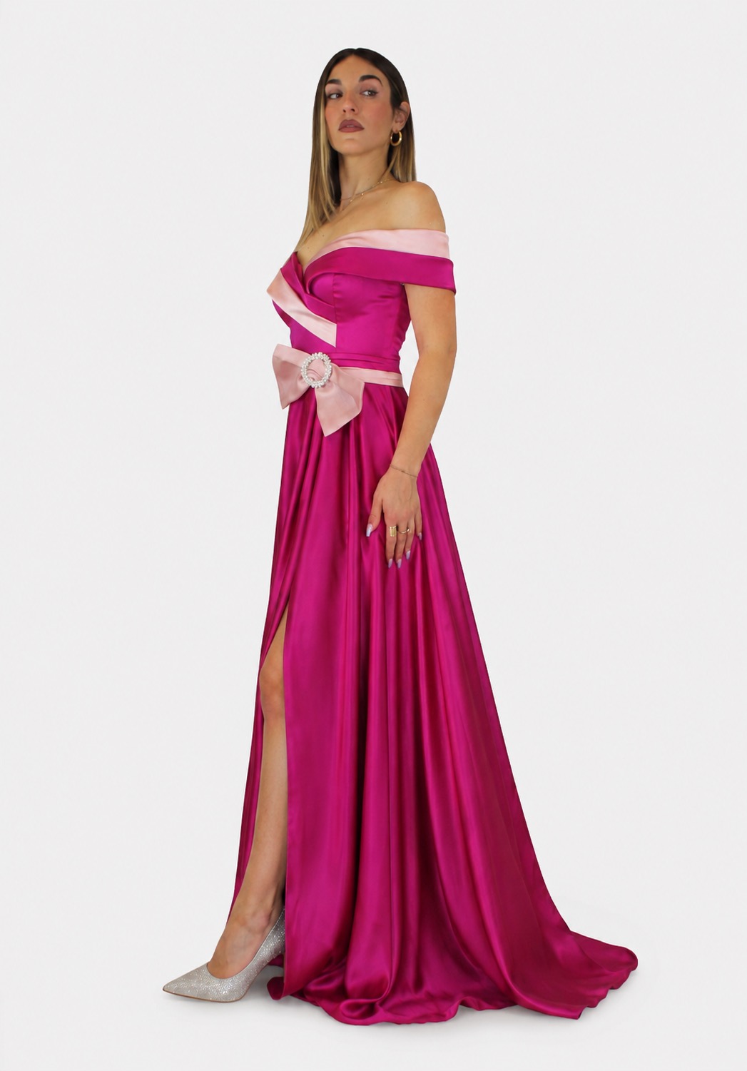 Abito fucsia - Elizabeth Moda - immagine 2