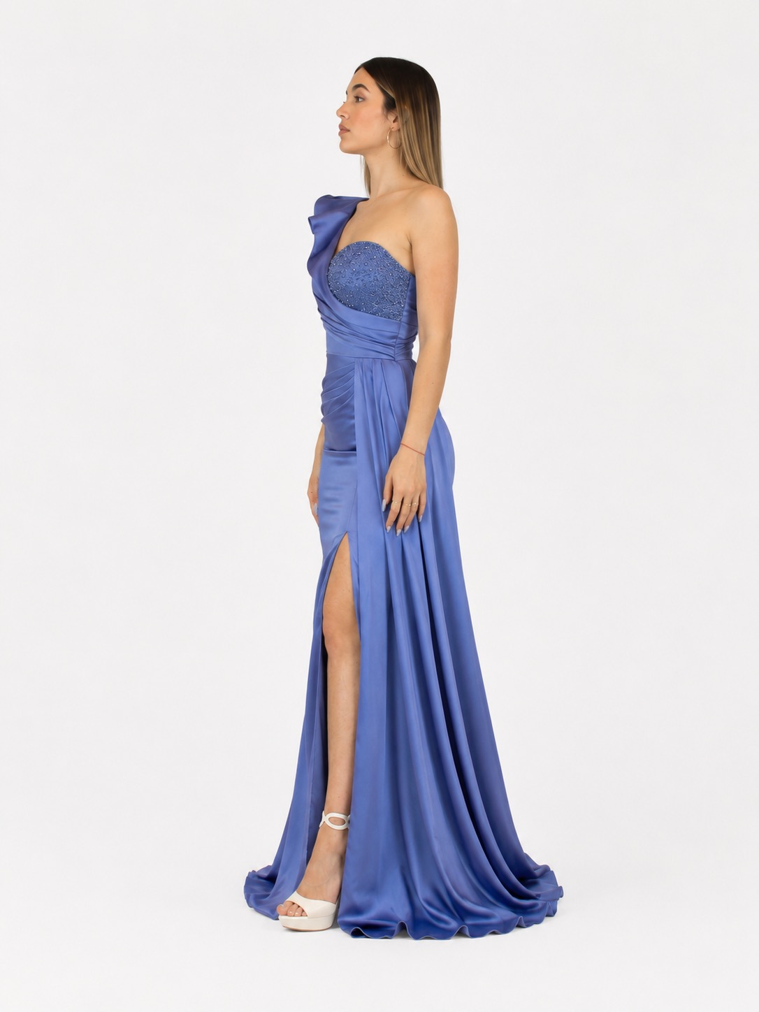 Abito indaco - Elizabeth Moda - immagine 2