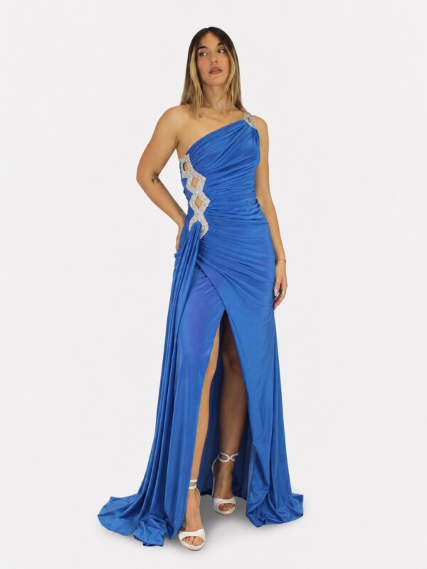 Abito azzurro - Elizabeth Moda