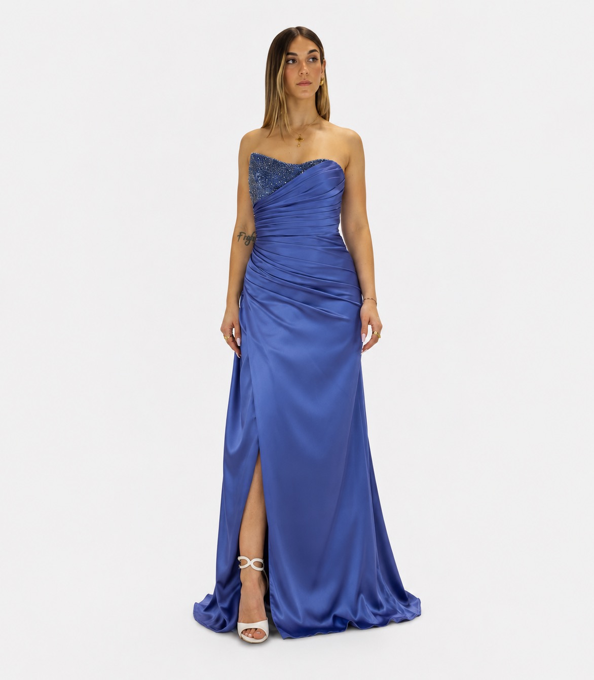 Abito indaco - Elizabeth Moda