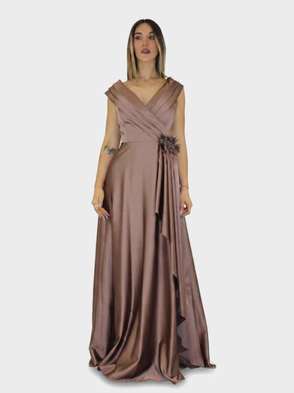 Abito bronzo  - Elizabeth Moda