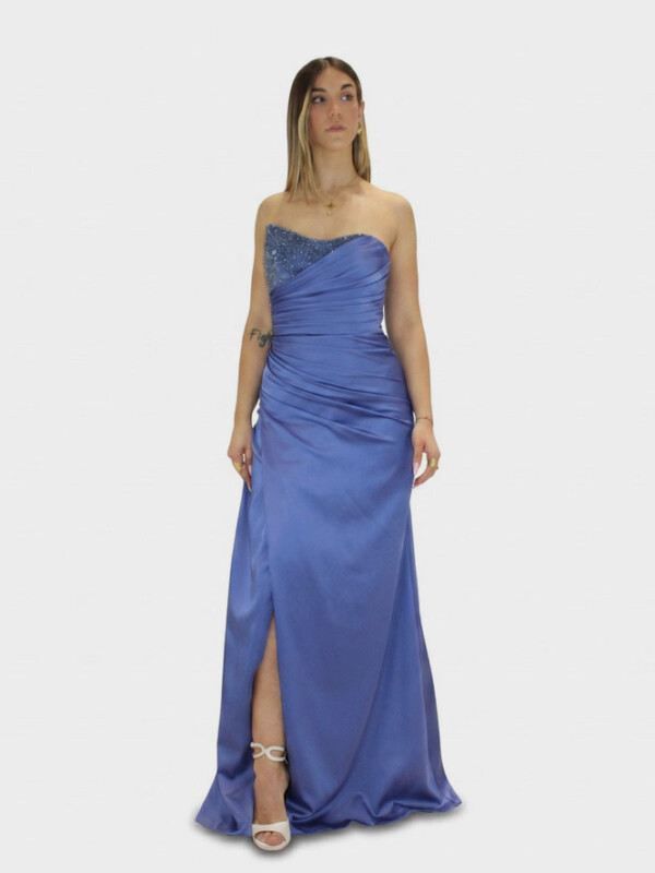 Abito indaco - Elizabeth Moda