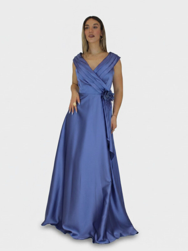 Abito indaco  - Elizabeth Moda